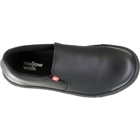 Mellow Walk Safety Women's Safety Athletic Slip on Shoe, EH, PR Plate, Size 75, E Width 482339BLK075